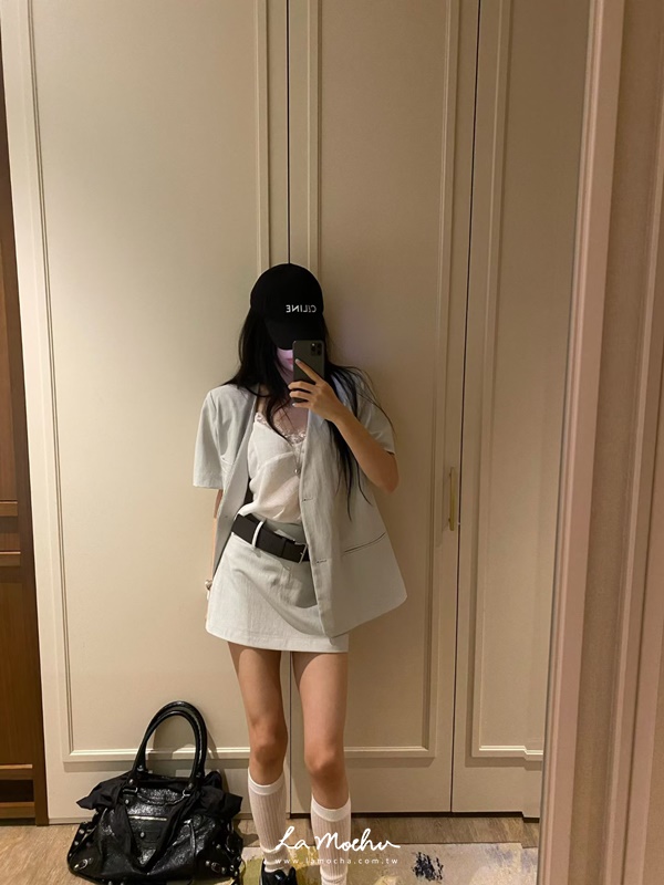 西裝附腰帶褲裙(闆娘.花花清單)